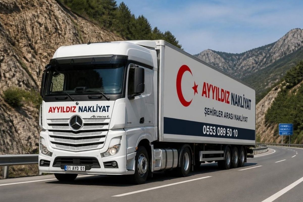 Bursa Adana evden eve nakliyat - Ayyıldız Nakliyat kamyonu